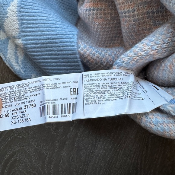 MNG mango floral print cropped sweater - Picture 5 of 6